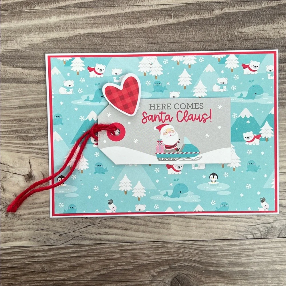 Handmade Christmas and Holiday Cards Set of 10 5”x7” Includes Envelopes